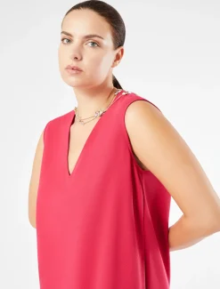 Marina Rinaldi Robe en jersey FUCHSIA Outlet