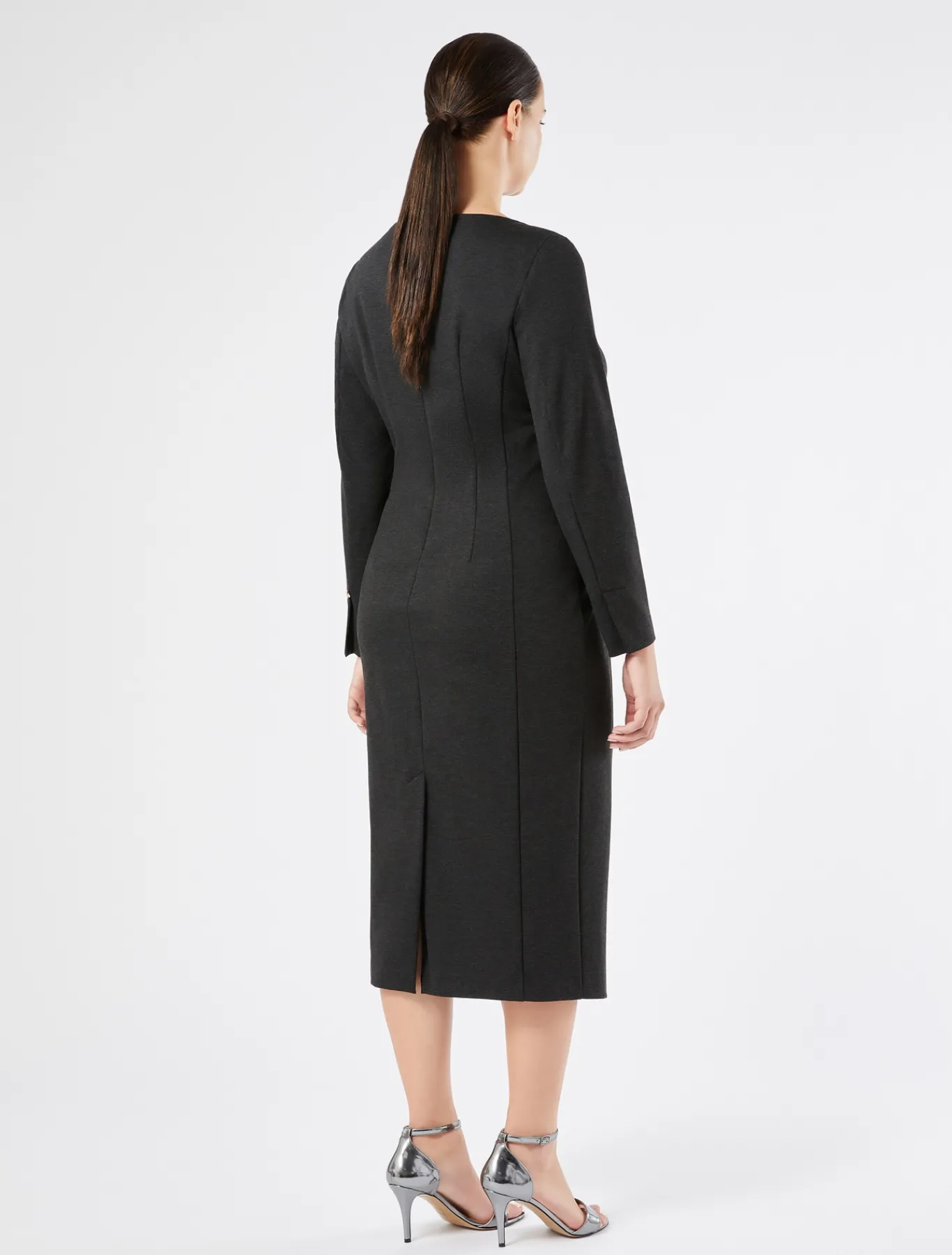Marina Rinaldi Robe en jersey bistretch GRISANTHRACITE Best