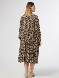 Marina Rinaldi Robe en jersey imprimé BRUN Fashion