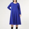 Marina Rinaldi Robe en jersey point Milano VIOLET Online