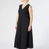 Marina Rinaldi Robe en jersey technique NOIR Best