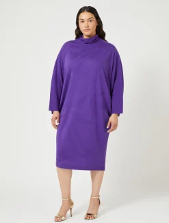 Marina Rinaldi Robe en laine mélangée VIOLET Fashion