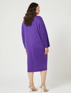 Marina Rinaldi Robe en laine mélangée VIOLET Fashion