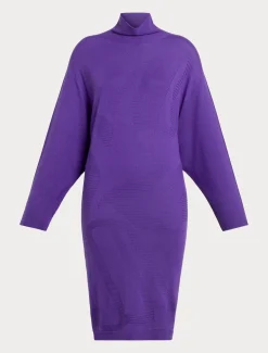 Marina Rinaldi Robe en laine mélangée VIOLET Fashion