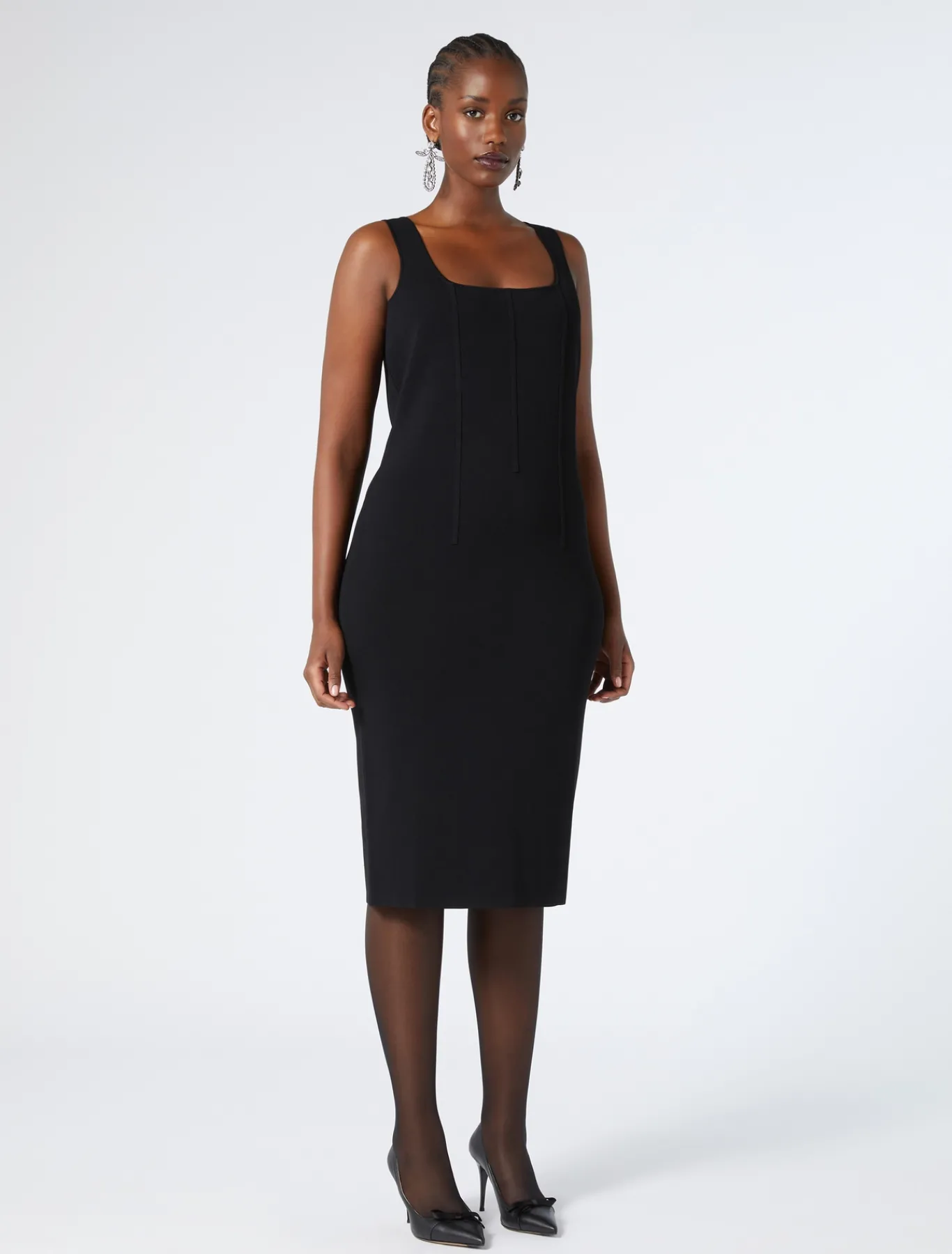 Marina Rinaldi Robe en maille NOIR Hot