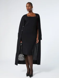 Marina Rinaldi Robe en maille NOIR Hot