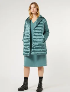 Marina Rinaldi Robe en molleton de coton stretch VERTSAUGE Clearance
