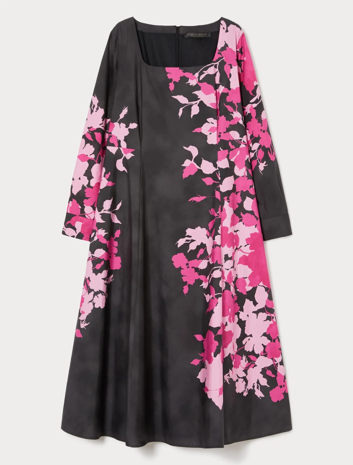 Marina Rinaldi Robe en popeline imprimée NOIR Sale