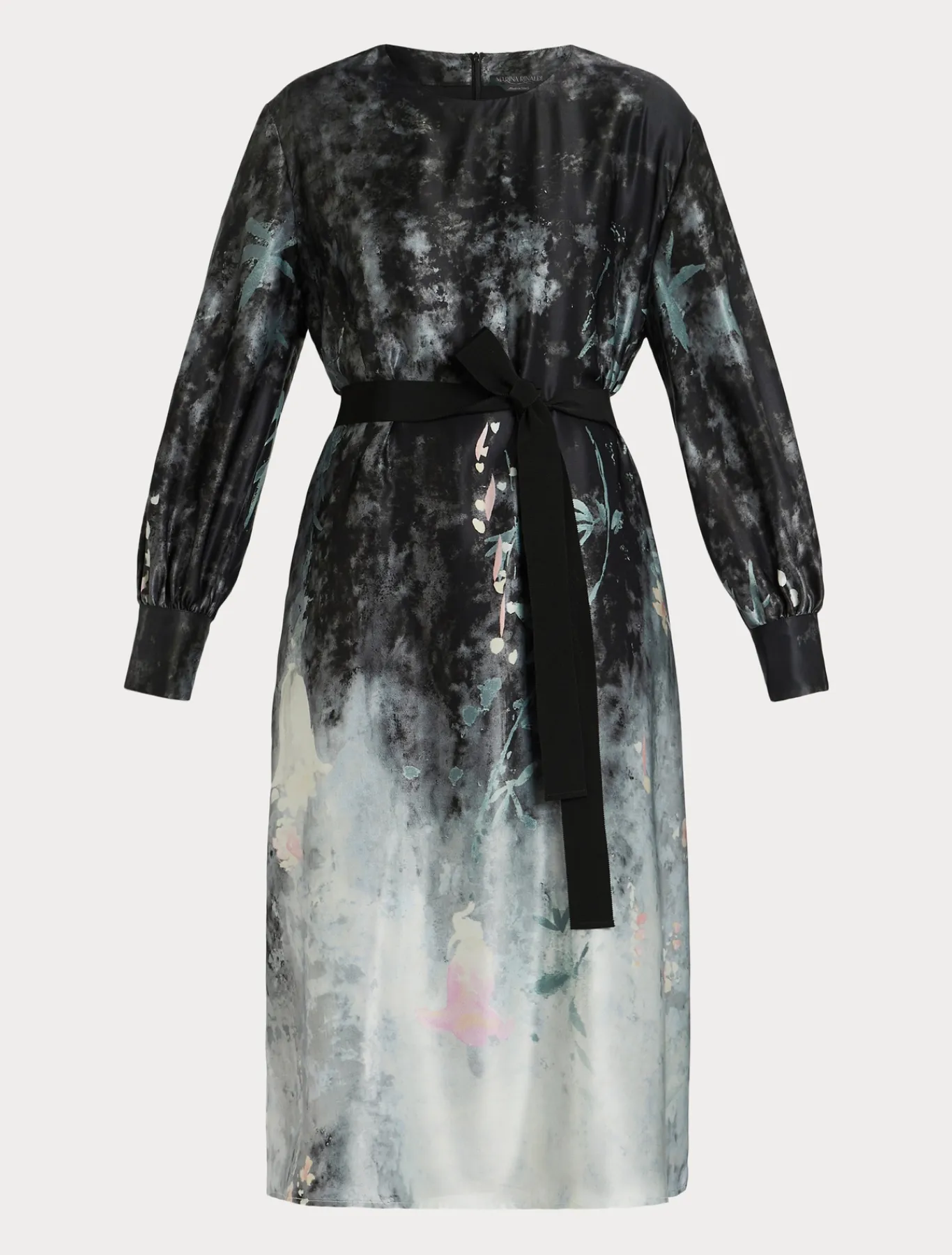 Marina Rinaldi Robe en satin de soie GRISFONCE Outlet