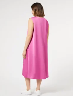 Marina Rinaldi Robe en satin fluide VIEUXROSE Outlet