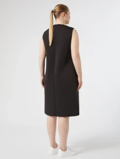 Marina Rinaldi Robe en scuba avec strass NOIR Best