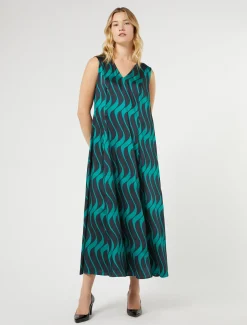 Marina Rinaldi Robe en sergé BLEUMARINE Sale