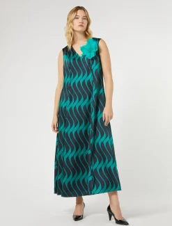 Marina Rinaldi Robe en sergé BLEUMARINE Sale