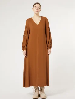 Marina Rinaldi Robe en sergé de viscose BRONZE Hot