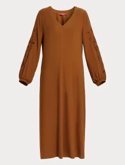 Marina Rinaldi Robe en sergé de viscose BRONZE Hot