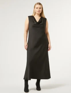 Marina Rinaldi Robe en tissu technique NOIR New
