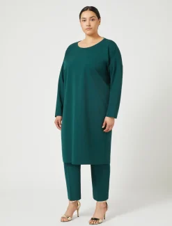 Marina Rinaldi Robe en tissu technique VERTFONCE' Discount