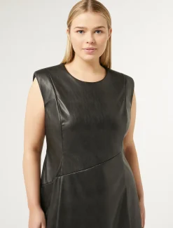 Marina Rinaldi Robe en tissu technique NOIR Discount
