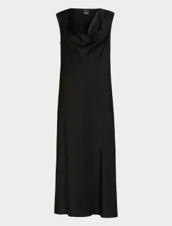 Marina Rinaldi Robe en tissu technique NOIR New