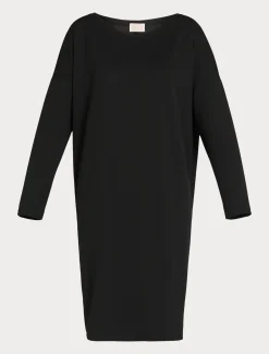 Marina Rinaldi Robe en tissu technique NOIR Clearance