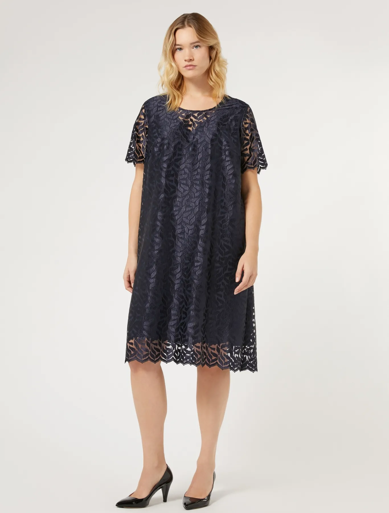 Marina Rinaldi Robe en tulle brodé BLEUMARINE New