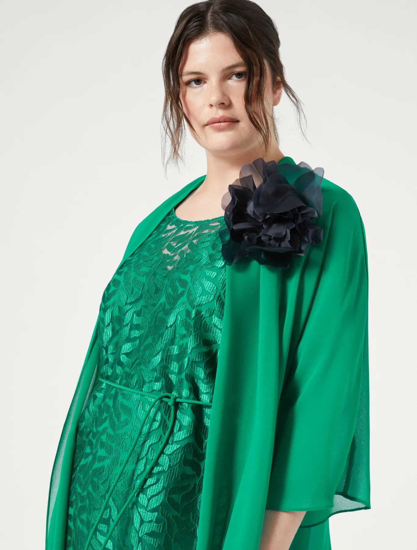 Marina Rinaldi Robe en tulle brodé JADE Discount