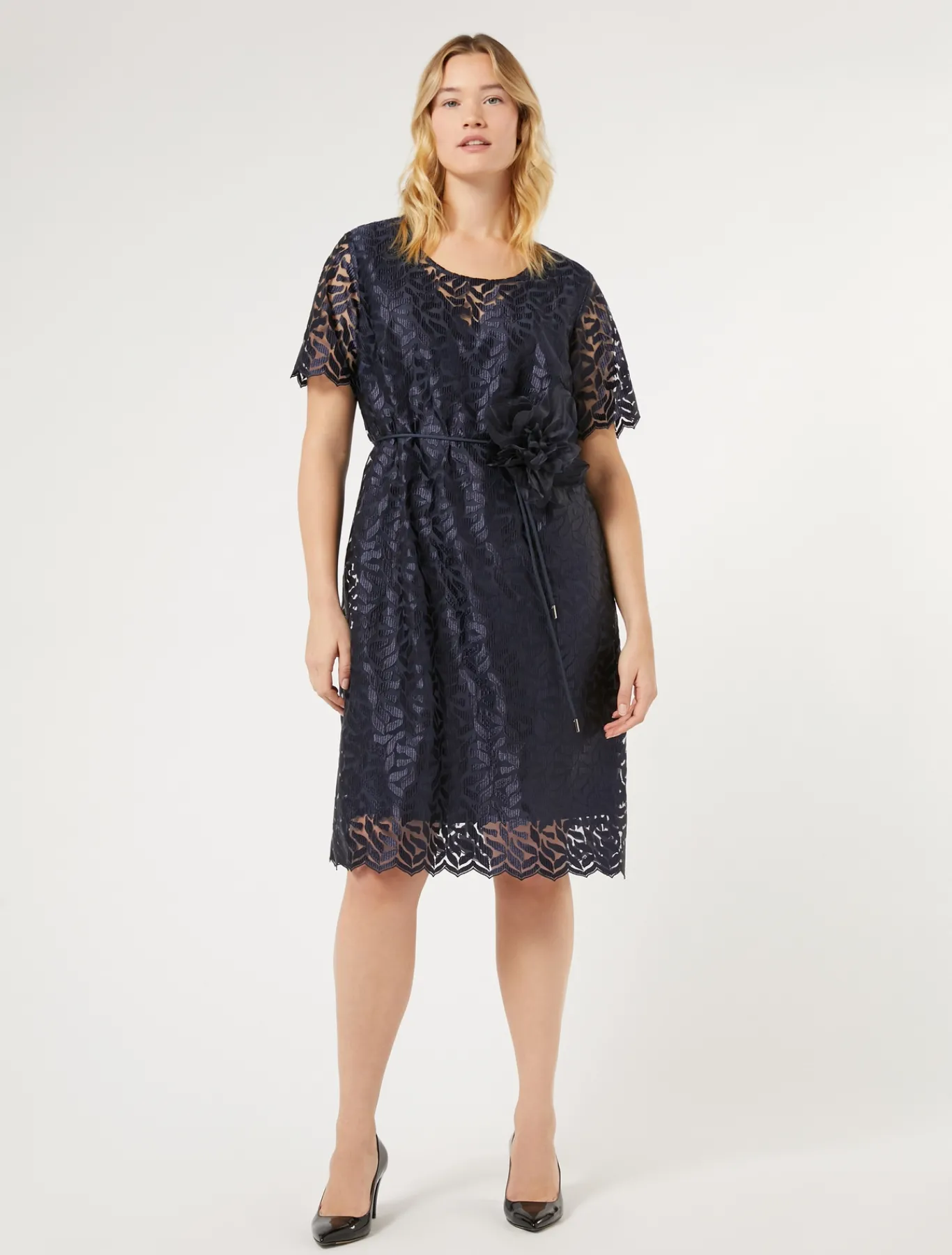 Marina Rinaldi Robe en tulle brodé BLEUMARINE New