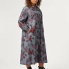 Marina Rinaldi Robe longue en denim chambray BLEU Outlet