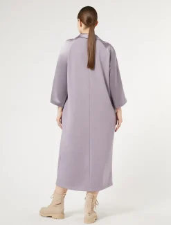 Marina Rinaldi Robe longue en jersey et satin GLYCINE New