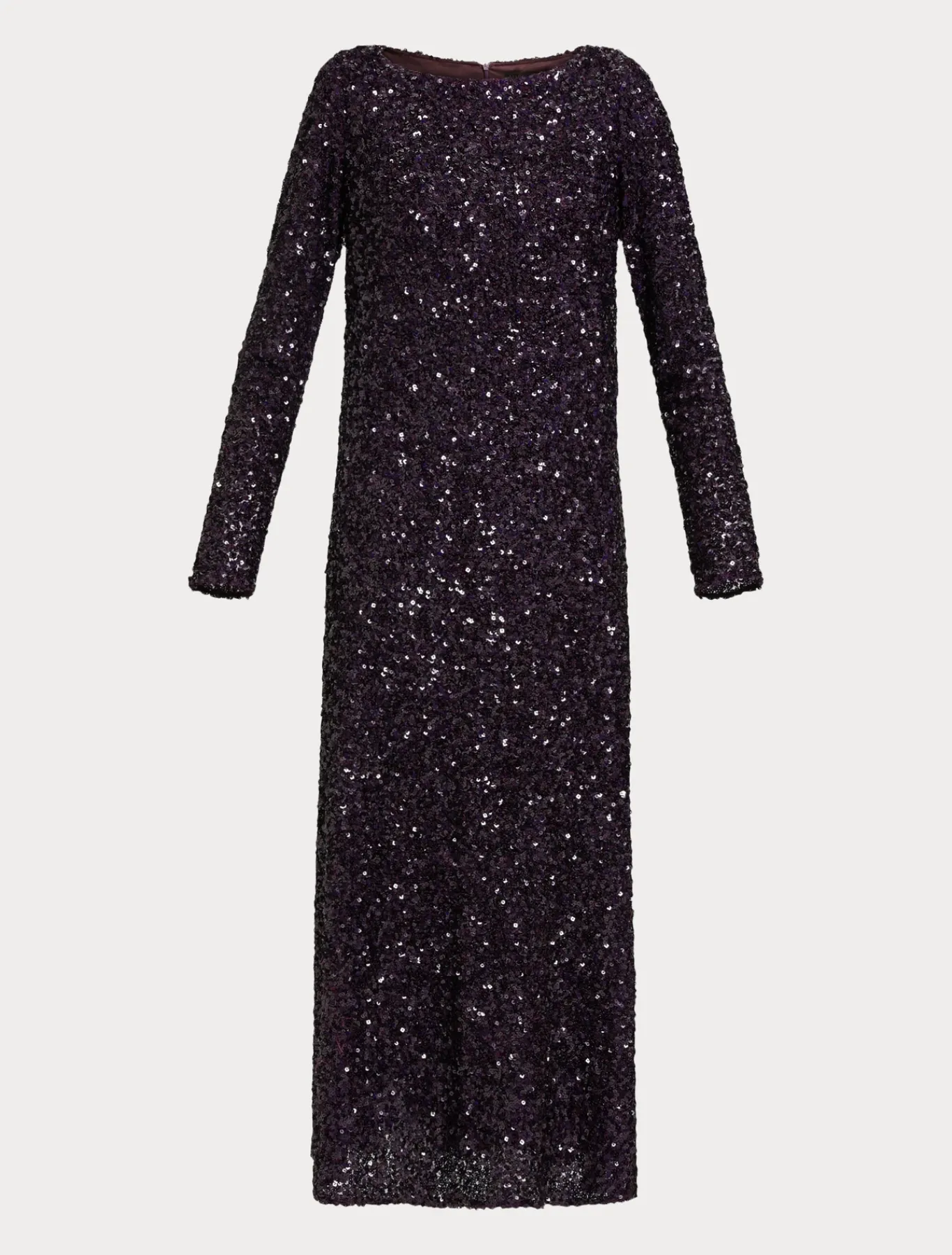Marina Rinaldi Robe longue en paillettes BORDEAUX Fashion