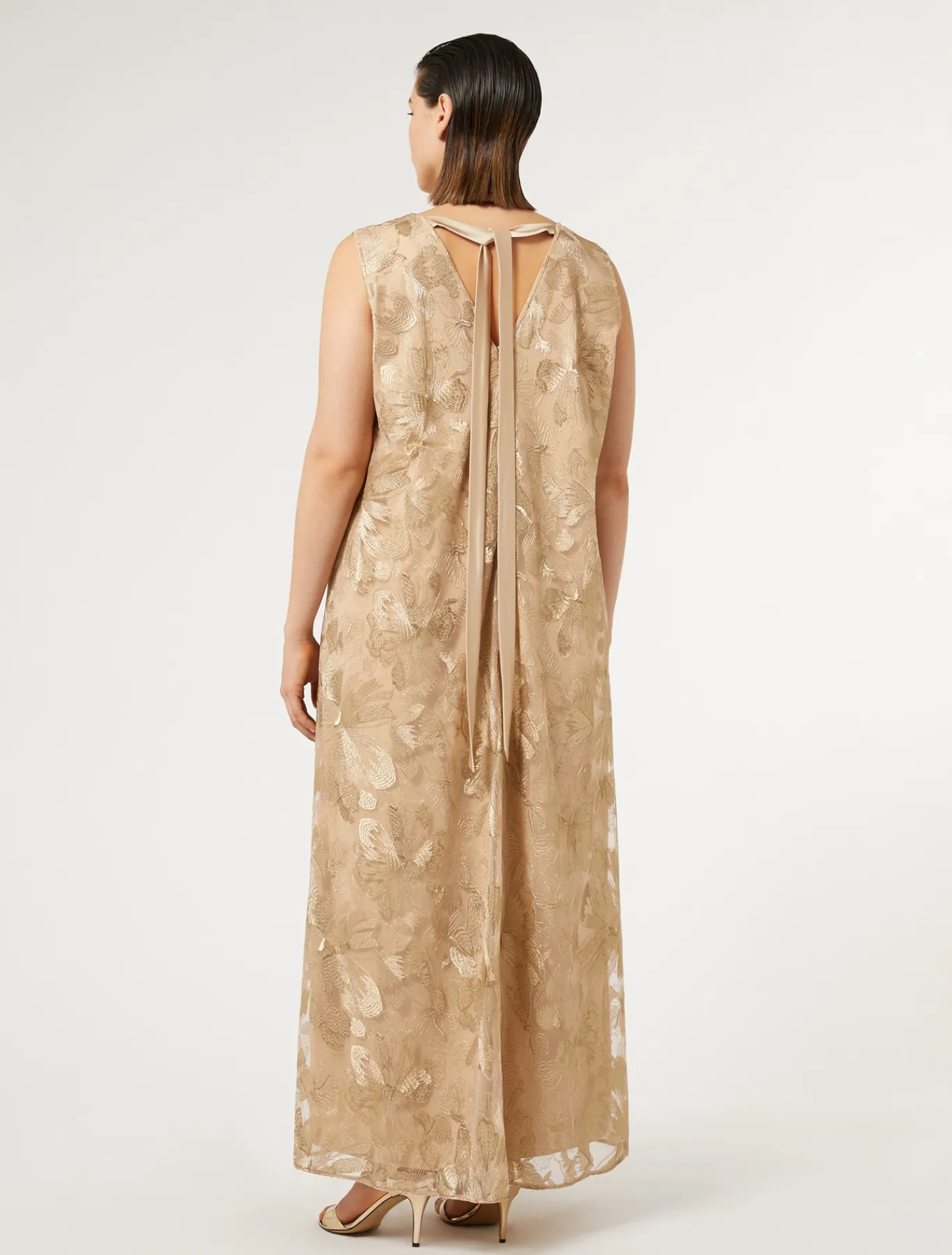 Marina Rinaldi Robe longue en tulle brodé ORCLAIR Outlet