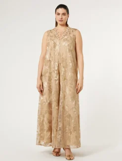 Marina Rinaldi Robe longue en tulle brodé ORCLAIR Outlet