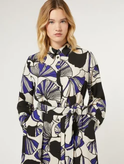 Marina Rinaldi Robe-chemise en cady BLEUMARINE New