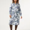 Marina Rinaldi Robe-chemise en sergé BLANCBLEU Clearance