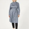 Marina Rinaldi Robe-chemise en sergé AZURE Discount