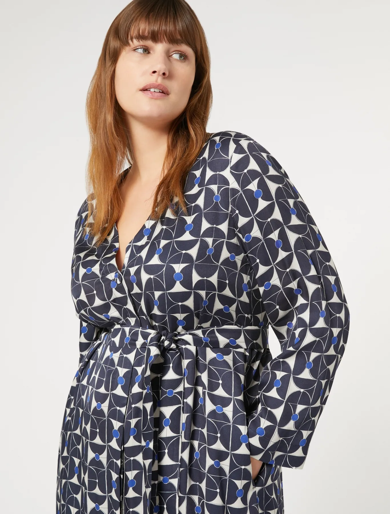Marina Rinaldi Robe-chemise en sergé BLEUMARINE Fashion