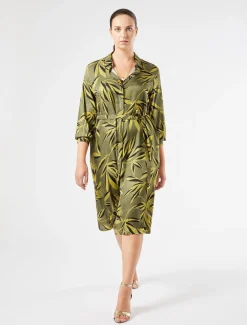 Marina Rinaldi Robe-chemise en sergé VERTMOUSSE Clearance
