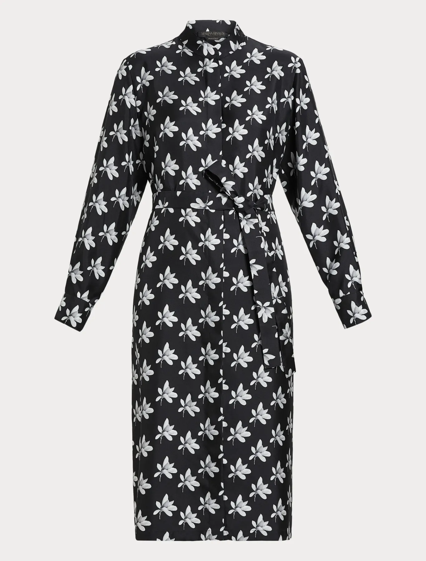 Marina Rinaldi Robe-chemise en sergé NOIR Hot