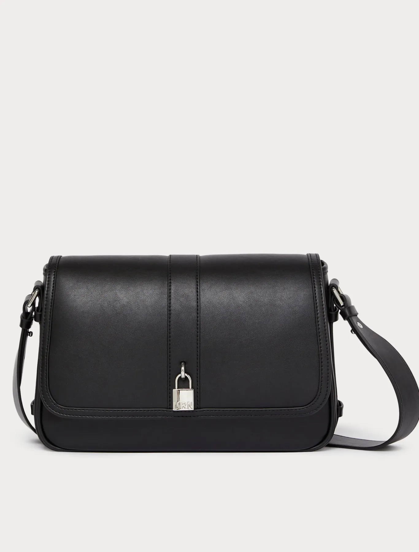 Marina Rinaldi Sac à bandoulière en tissu enduit NOIR Best