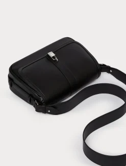 Marina Rinaldi Sac à bandoulière en tissu enduit NOIR Best