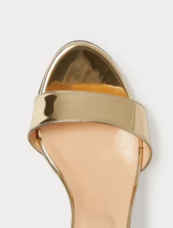 Marina Rinaldi Sandales effet miroir BEIGEOR New