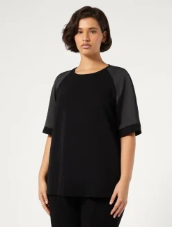 Marina Rinaldi Sweat-shirt en jersey NOIR Outlet