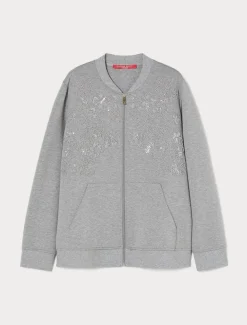 Marina Rinaldi Sweat-shirt en jersey avec broderie GRISCLAIR New