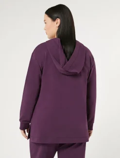 Marina Rinaldi Sweat-shirt en jersey de coton VIOLET Clearance