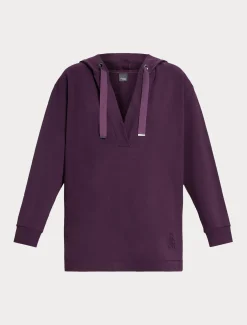 Marina Rinaldi Sweat-shirt en jersey de coton VIOLET Clearance