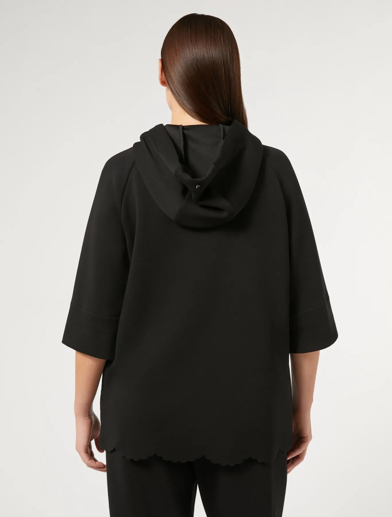Marina Rinaldi Sweat-shirt en jersey scuba NOIR Sale