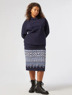 Marina Rinaldi Sweat-shirt en jersey scuba BLEUMARINE Sale