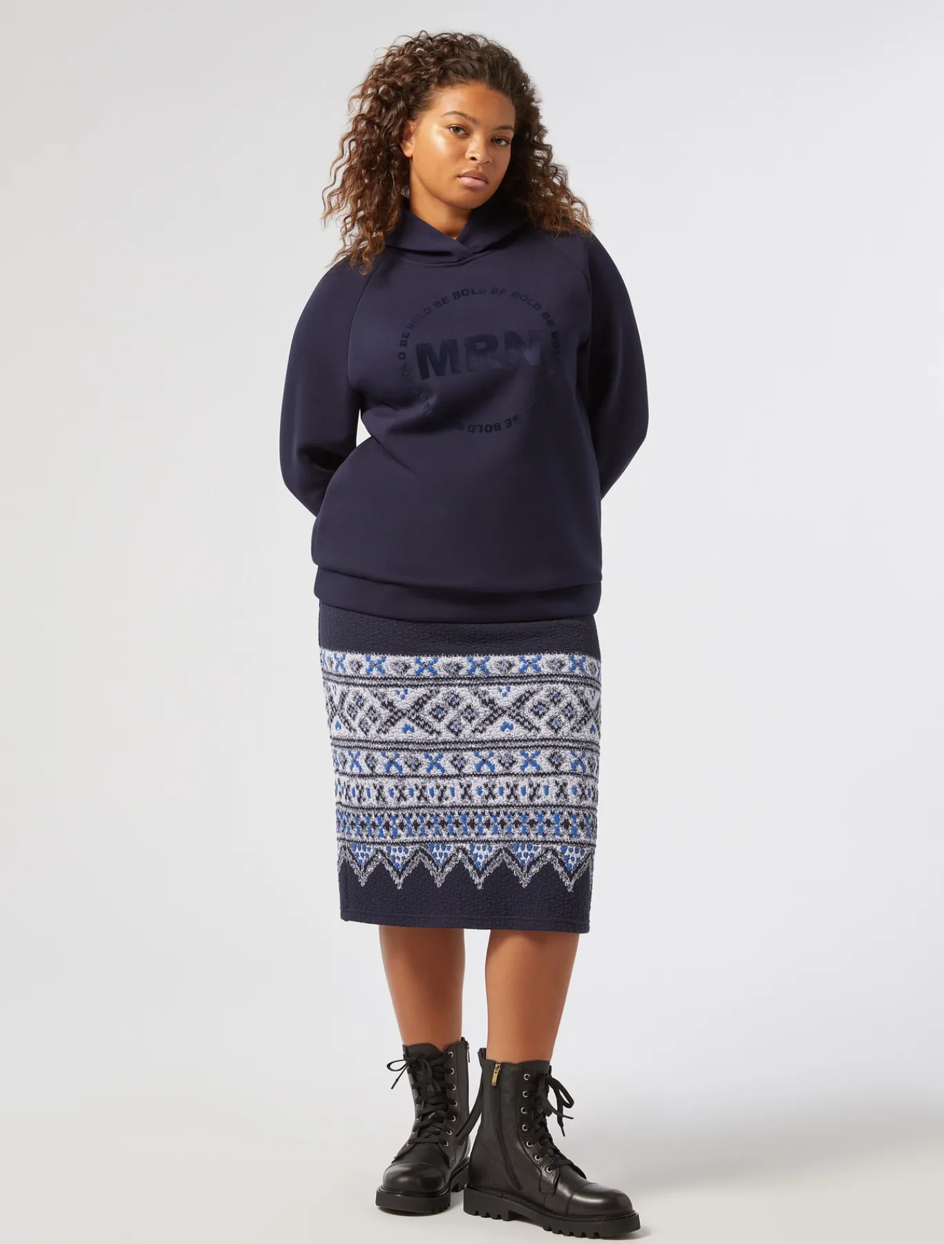 Marina Rinaldi Sweat-shirt en jersey scuba BLEUMARINE Sale