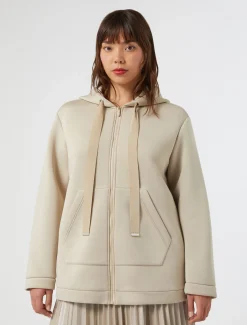 Marina Rinaldi Sweat-shirt en scuba SABLE Outlet