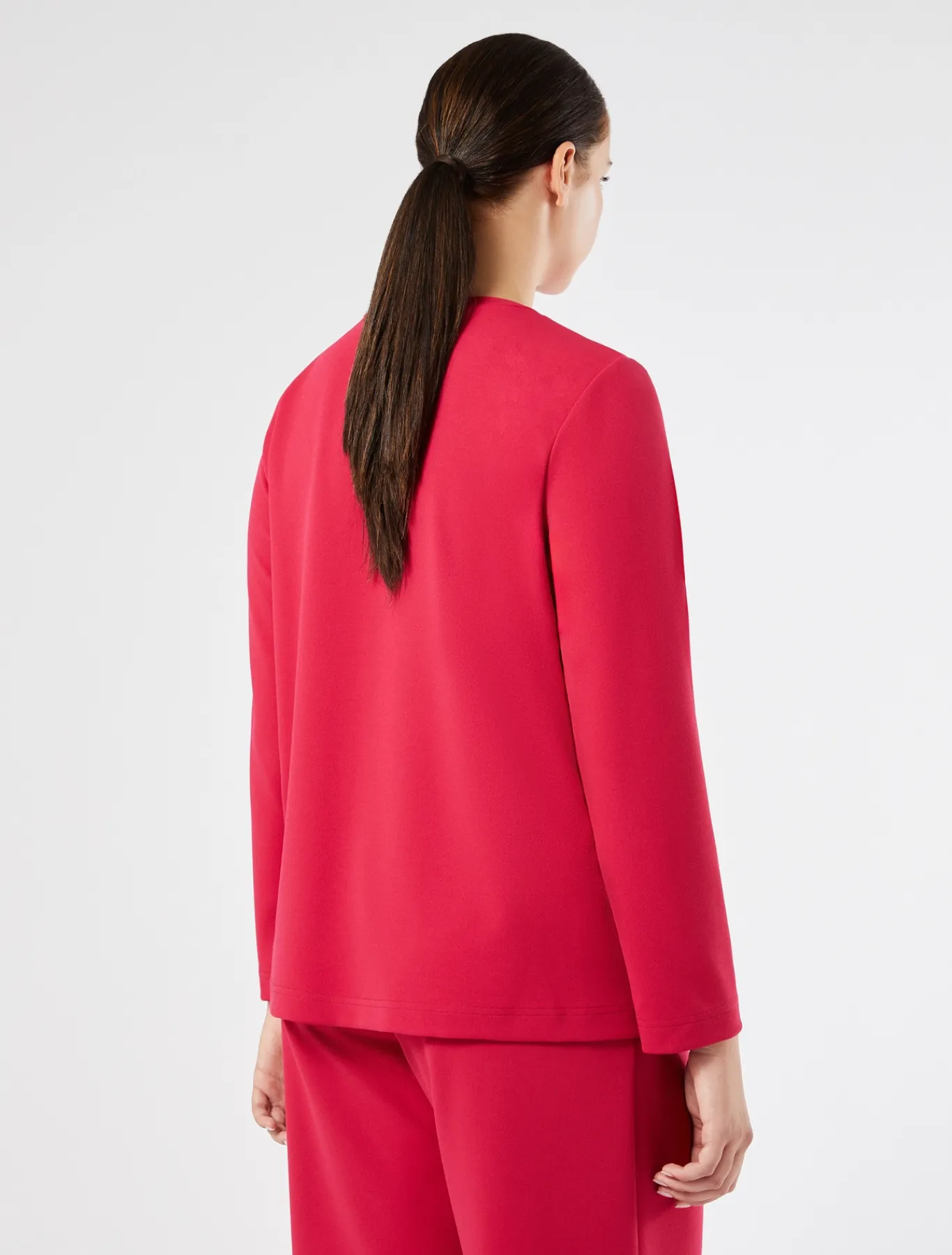 Marina Rinaldi Sweat-shirt en scuba crêpe FUCHSIA Fashion